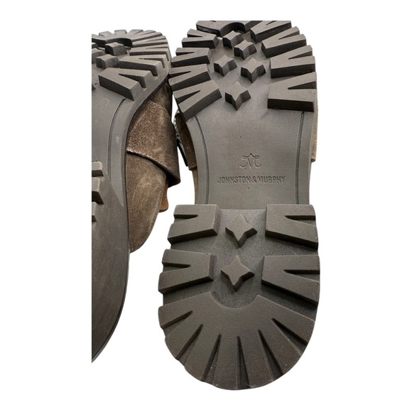 Johnston & Murphy Women's Alice Fringe Mule Slip On Gray Suede NWOB 9.5 - Picture 13 of 14